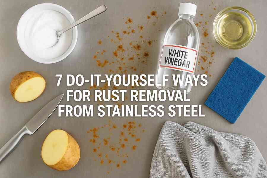 7 Do-It-Yourself Ways for Rust Removal from Stainless Steel