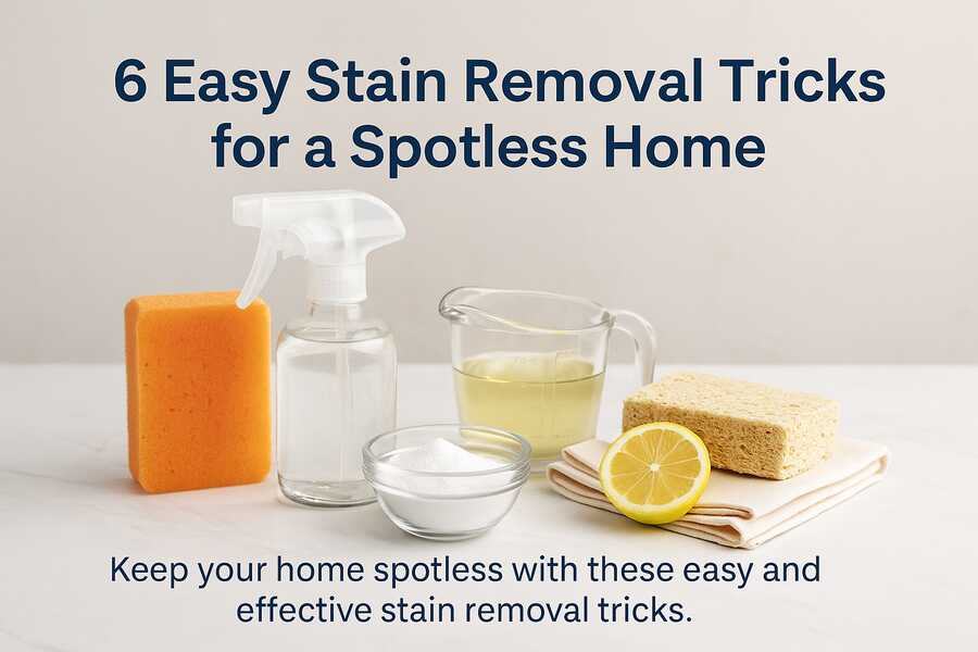 6 Easy Stain Removal Tricks for a Spotless Home